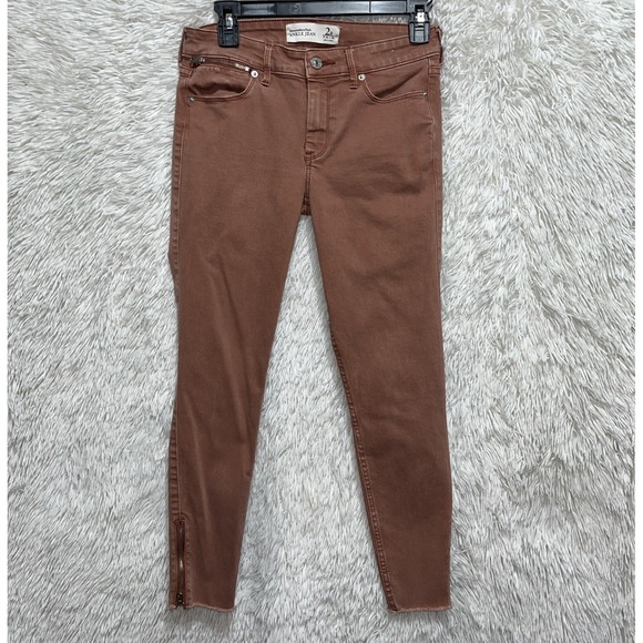 Abercrombie & Fitch Jeans Women's Size 2 Rustic Low Rise Skinny Ankle Denim - Picture 1 of 8
